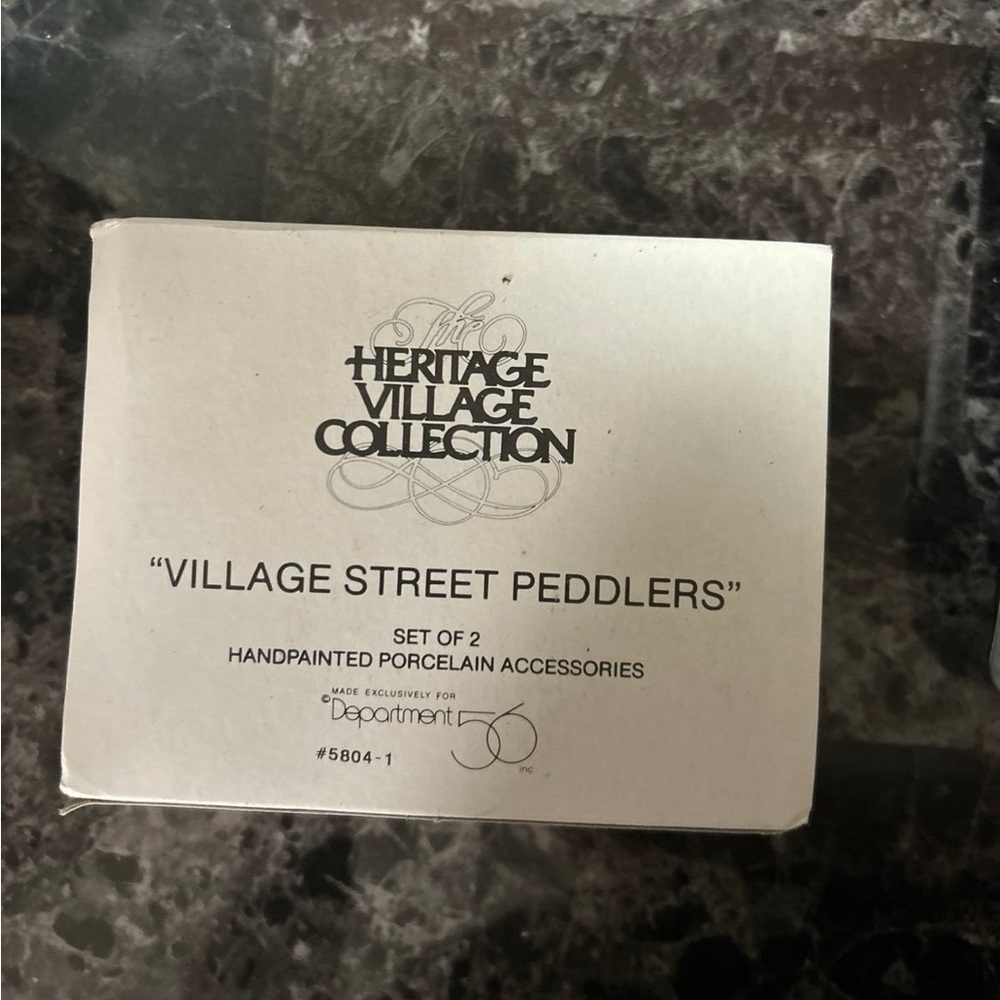 Department 56 Village Street Peddlers Set